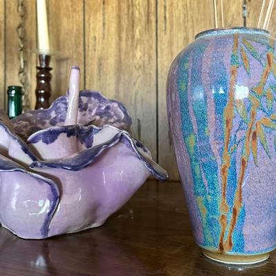 Purple vase