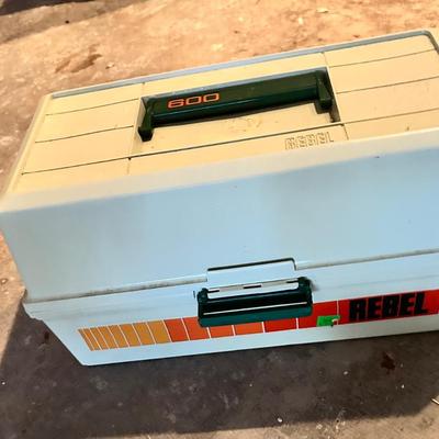 Rebel tackle box with paint inside