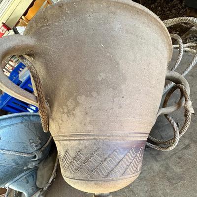 Pottery hanging basket