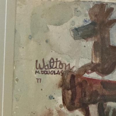 M Douglas Walton watercolor