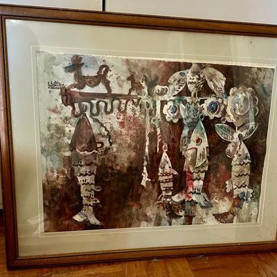 M Douglas Walton watercolor
