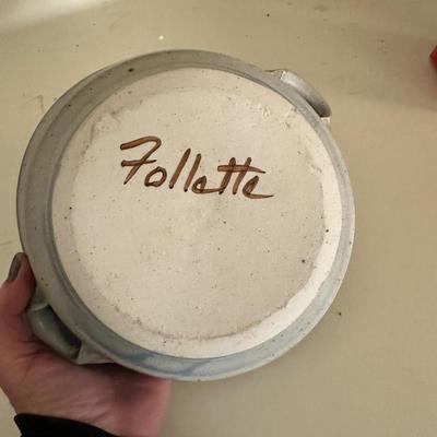 Follette pottery bowl