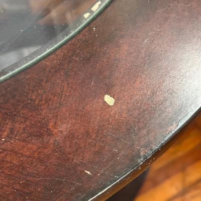 LOT 4L: Two Round End Tables w/ Matching Coffee Table