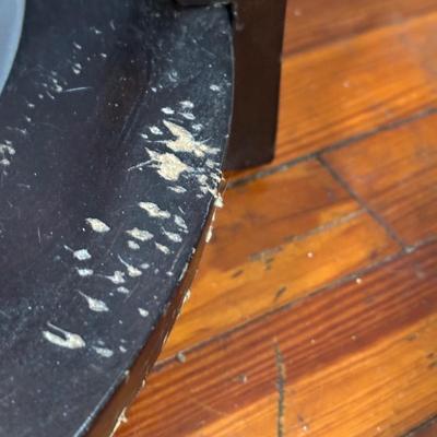 LOT 4L: Two Round End Tables w/ Matching Coffee Table