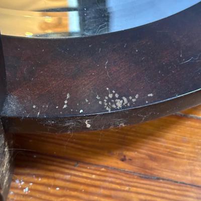 LOT 4L: Two Round End Tables w/ Matching Coffee Table