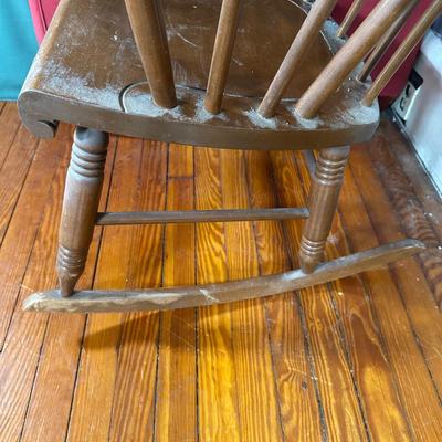 LOT 5L: Vintage S Bent Brothers Rocking Chair
