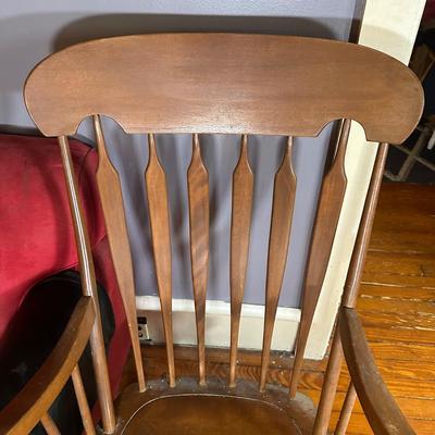LOT 5L: Vintage S Bent Brothers Rocking Chair