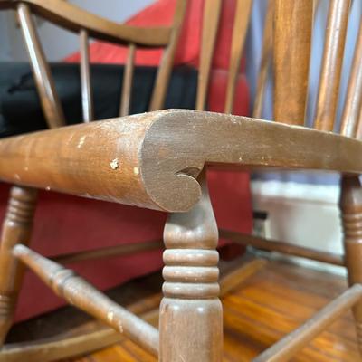 LOT 5L: Vintage S Bent Brothers Rocking Chair