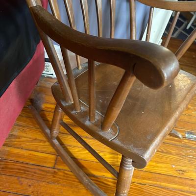 LOT 5L: Vintage S Bent Brothers Rocking Chair