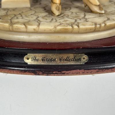 LOT 6D: The Crosa Collection Lady in Garden Table Lamp