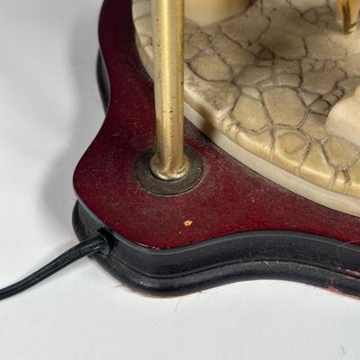 LOT 6D: The Crosa Collection Lady in Garden Table Lamp