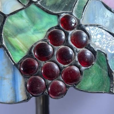 LOT 7D: Stained Glass Tiffany-Style Lamp