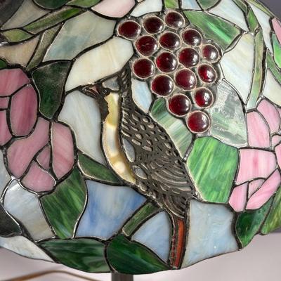 LOT 7D: Stained Glass Tiffany-Style Lamp