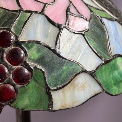 LOT 7D: Stained Glass Tiffany-Style Lamp