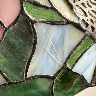 LOT 7D: Stained Glass Tiffany-Style Lamp