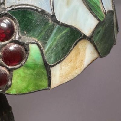 LOT 7D: Stained Glass Tiffany-Style Lamp