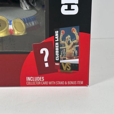 LOT 9D: Mcfarlane Movie Maniacs Rocky 3 Rocky Balboa & Clubber Lang Figures NIB