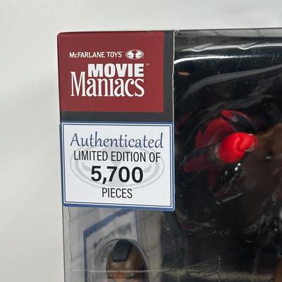 LOT 9D: Mcfarlane Movie Maniacs Rocky 3 Rocky Balboa & Clubber Lang Figures NIB