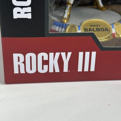 LOT 9D: Mcfarlane Movie Maniacs Rocky 3 Rocky Balboa & Clubber Lang Figures NIB
