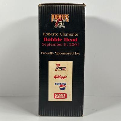 LOT 10D: Roberto Clemente, Adam LaRoche & Pedro Alvarez Bobble Heads In Box