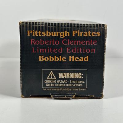 LOT 10D: Roberto Clemente, Adam LaRoche & Pedro Alvarez Bobble Heads In Box