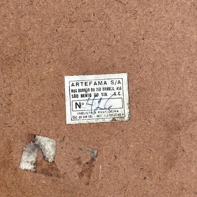 LOT 11D: Vintage Butterfly Inlaid Serving Tray