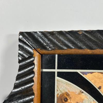 LOT 11D: Vintage Butterfly Inlaid Serving Tray