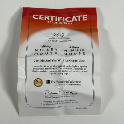 LOT 13D: Three Disney/The Hamilton Collection Figures - You’re My Today & Forever & More