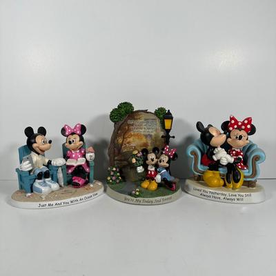 LOT 13D: Three Disney/The Hamilton Collection Figures - You’re My Today & Forever & More