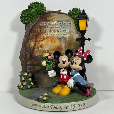 LOT 13D: Three Disney/The Hamilton Collection Figures - You’re My Today & Forever & More