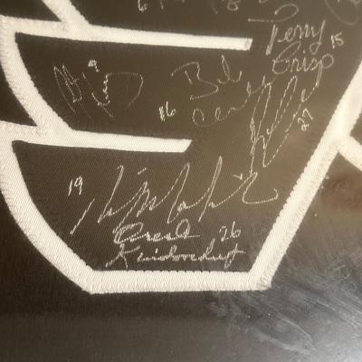 LOT 14D: Philadelphia Flyers 1974 & 1975 Stanley Cup Champions Signed & Framed Jersey