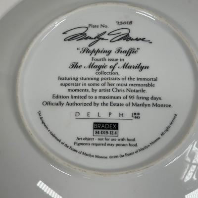 LOT 16D: Vintage Delphi Marilyn Monroe Decorative Plates