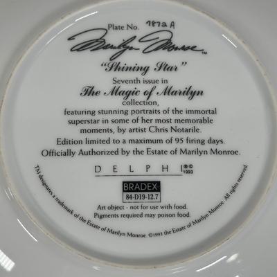 LOT 16D: Vintage Delphi Marilyn Monroe Decorative Plates