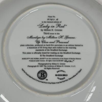 LOT 16D: Vintage Delphi Marilyn Monroe Decorative Plates