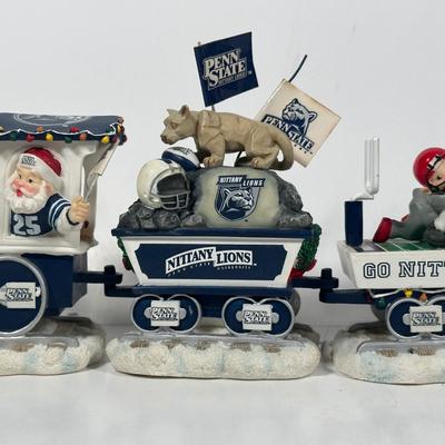 LOT 17D: The Danbury Mint Penn State Nittany Lions Christmas Express
