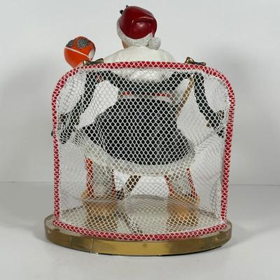 LOT 19D: The Danbury Mint Philadelphia Flyers Santa & Mrs Claus Figurines