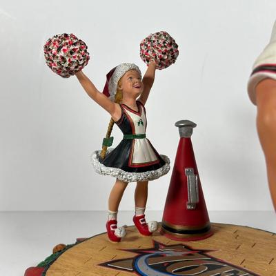 LOT 20D: The Danbury Mint Philadelphia 76ers Santa Figurine