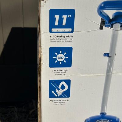 LOT 23D: Snow Joe Plus 11” Electric Snow Shovel w/ Light In Original Box