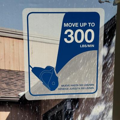 LOT 23D: Snow Joe Plus 11” Electric Snow Shovel w/ Light In Original Box