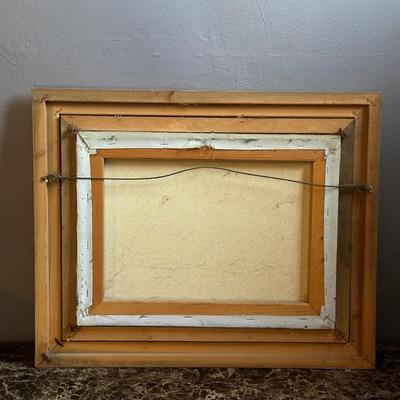 LOT 24L: Paris Scene Oil Painting By Caroline Burnett