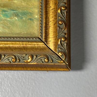 LOT 25L: Paris Scene Oil Painting By Caroline Burnett