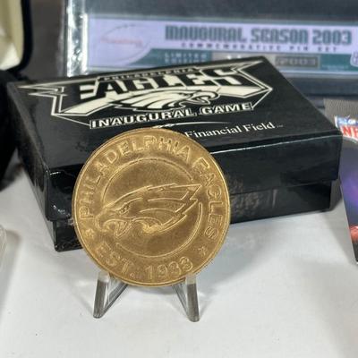 LOT 27A: Philadelphia Sports Coins Pins & More!
