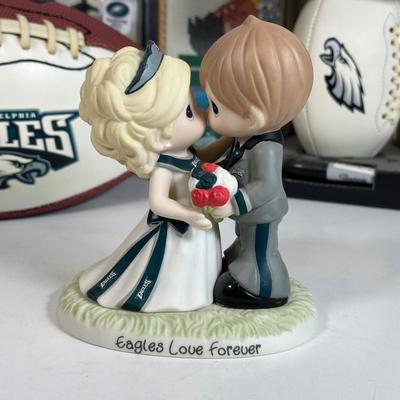 LOT 30A: Philadelphia Eagles Collectibles - Troy Vincent Signed Ball & More!