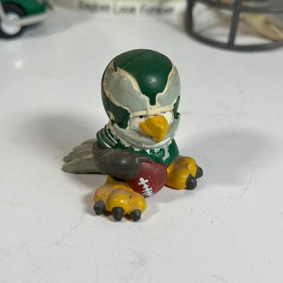 LOT 30A: Philadelphia Eagles Collectibles - Troy Vincent Signed Ball & More!