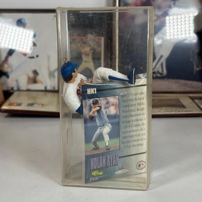 LOT 31A: Nolan Ryan Collection - Signed Ball and Pictures, Stamps, Cards & More