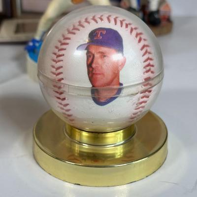 LOT 31A: Nolan Ryan Collection - Signed Ball and Pictures, Stamps, Cards & More