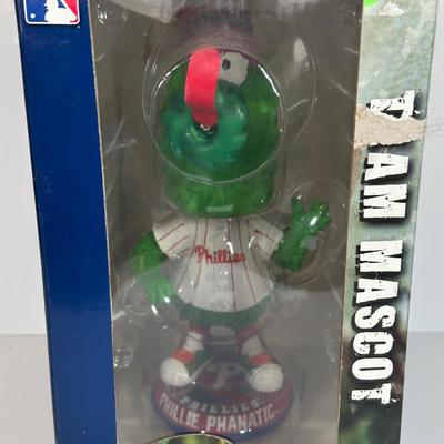 LOT 32A: Philadelphia Phillies Collectibles - Harry Kalas, Phillie Phanatic - Bobble Heads, PEZ & More