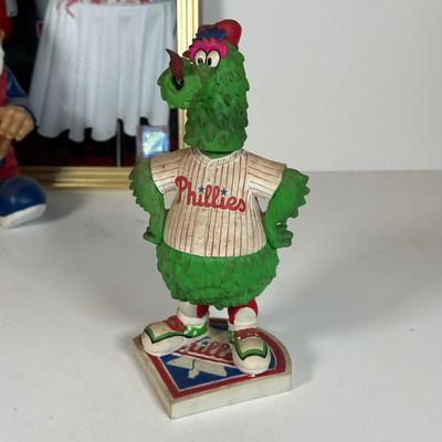 LOT 32A: Philadelphia Phillies Collectibles - Harry Kalas, Phillie Phanatic - Bobble Heads, PEZ & More