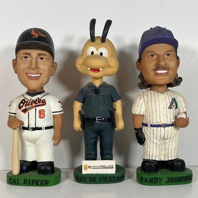 LOT 33A: Baseball Collectibles - MLB and Minor League - Balls, Figures, 2 Dollar Bill & More