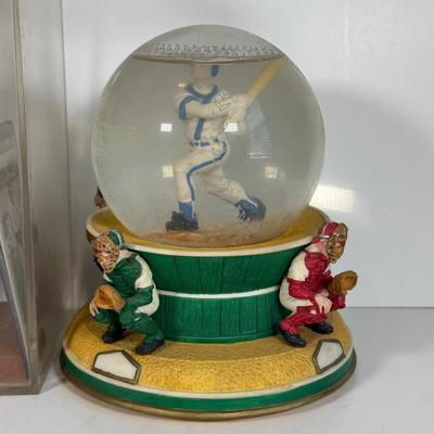 LOT 33A: Baseball Collectibles - MLB and Minor League - Balls, Figures, 2 Dollar Bill & More